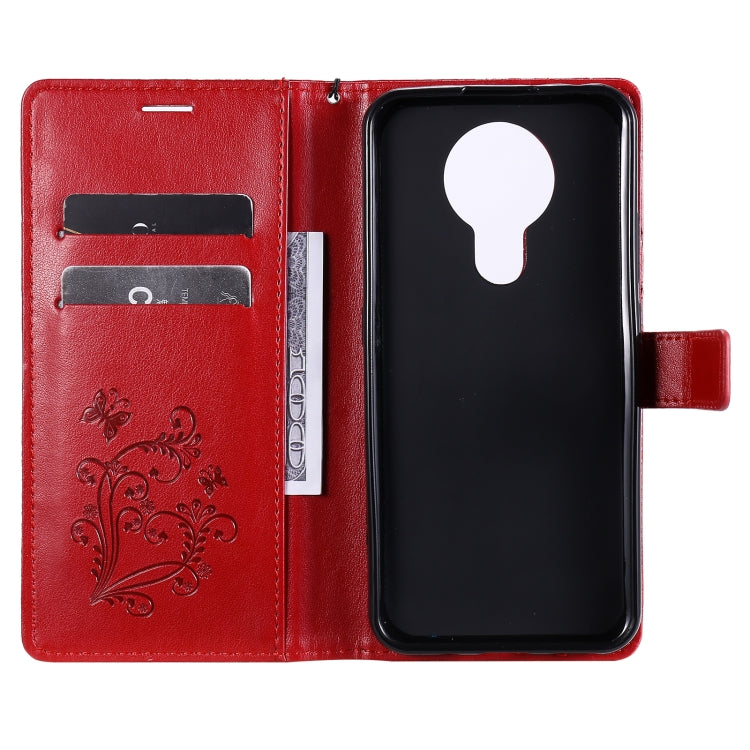 For Nokia 3.4 3D Butterflies Embossing Pattern Horizontal Flip Leather Case with Holder & Card Slot & Wallet