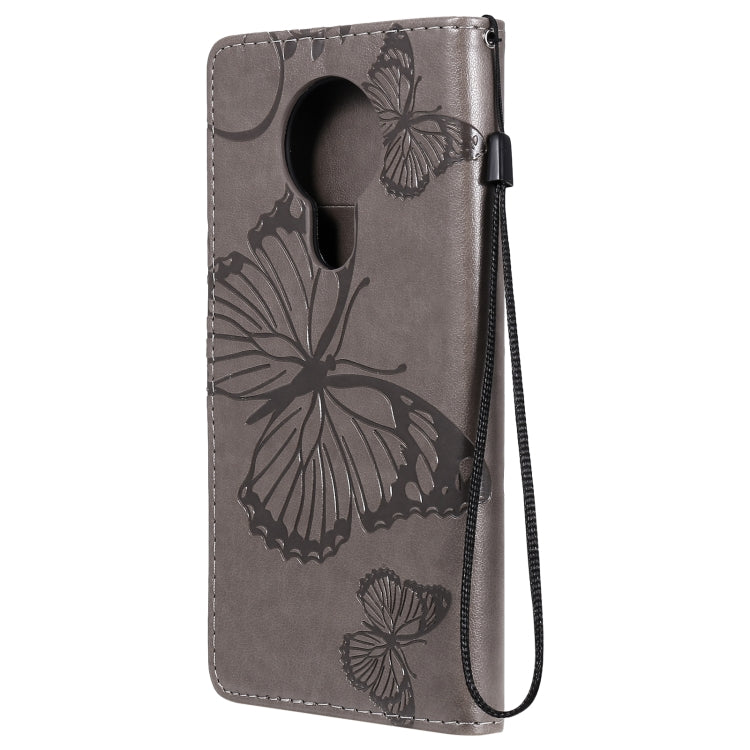 For Nokia 3.4 3D Butterflies Embossing Pattern Horizontal Flip Leather Case with Holder & Card Slot & Wallet