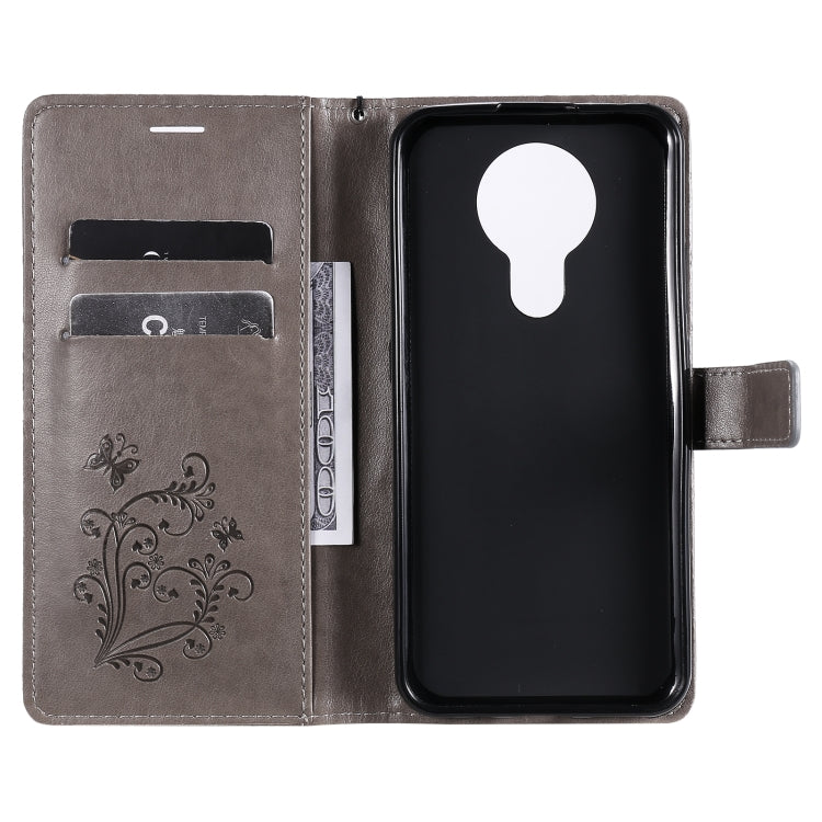 For Nokia 3.4 3D Butterflies Embossing Pattern Horizontal Flip Leather Case with Holder & Card Slot & Wallet