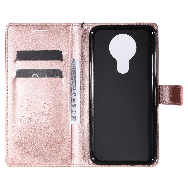 For Nokia 3.4 3D Butterflies Embossing Pattern Horizontal Flip Leather Case with Holder & Card Slot & Wallet