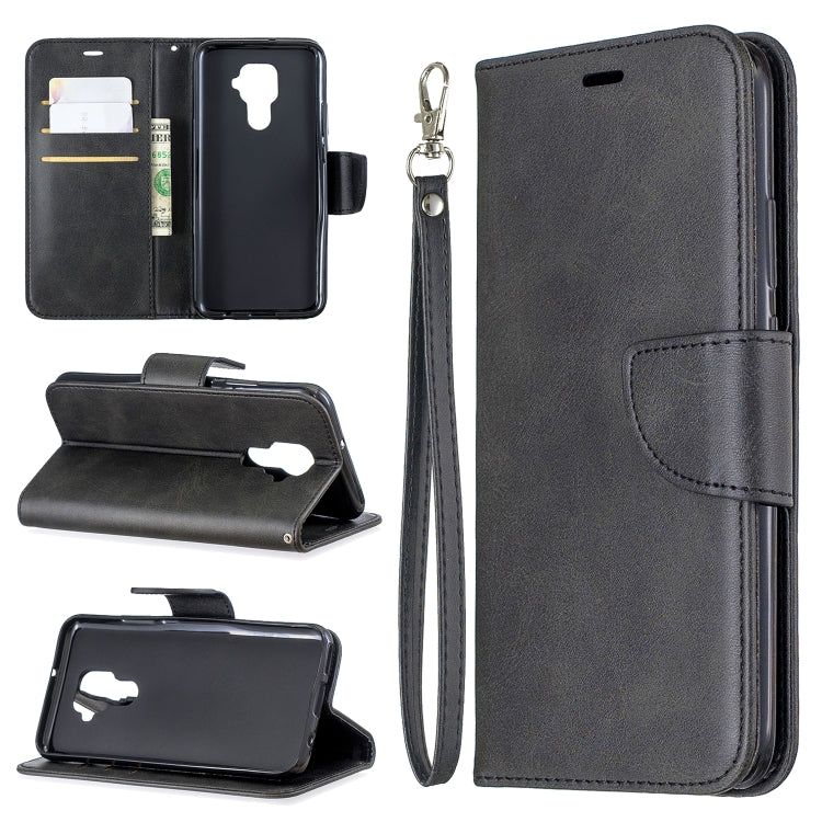 For Huawei Mate 30 Lite Retro Lambskin Texture Pure Color Horizontal Flip PU Leather Case with Holder & Card Slots & Wallet & Lanyard