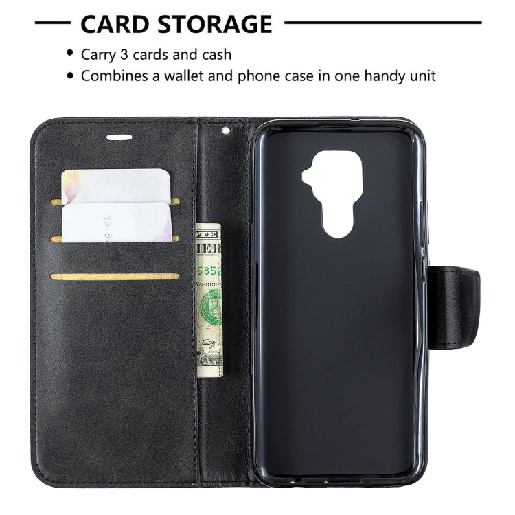 For Huawei Mate 30 Lite Retro Lambskin Texture Pure Color Horizontal Flip PU Leather Case with Holder & Card Slots & Wallet & Lanyard
