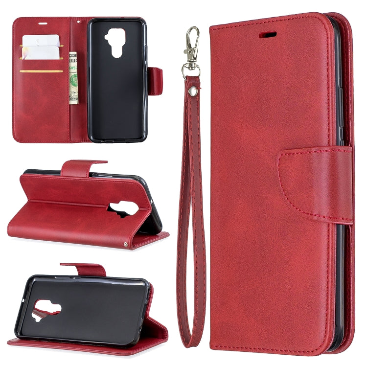 For Huawei Mate 30 Lite Retro Lambskin Texture Pure Color Horizontal Flip PU Leather Case with Holder & Card Slots & Wallet & Lanyard