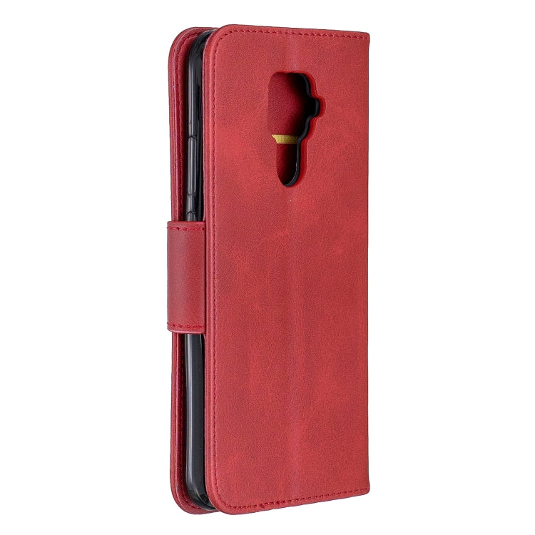 For Huawei Mate 30 Lite Retro Lambskin Texture Pure Color Horizontal Flip PU Leather Case with Holder & Card Slots & Wallet & Lanyard