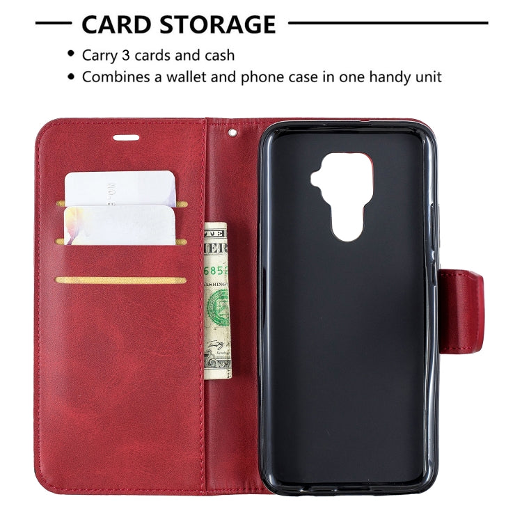For Huawei Mate 30 Lite Retro Lambskin Texture Pure Color Horizontal Flip PU Leather Case with Holder & Card Slots & Wallet & Lanyard