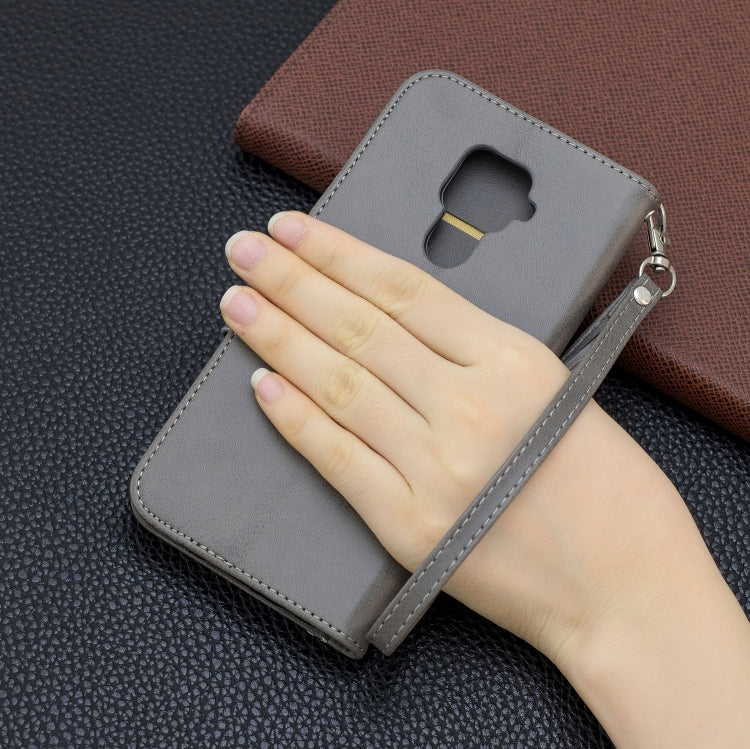 For Huawei Mate 30 Lite Retro Lambskin Texture Pure Color Horizontal Flip PU Leather Case with Holder & Card Slots & Wallet & Lanyard