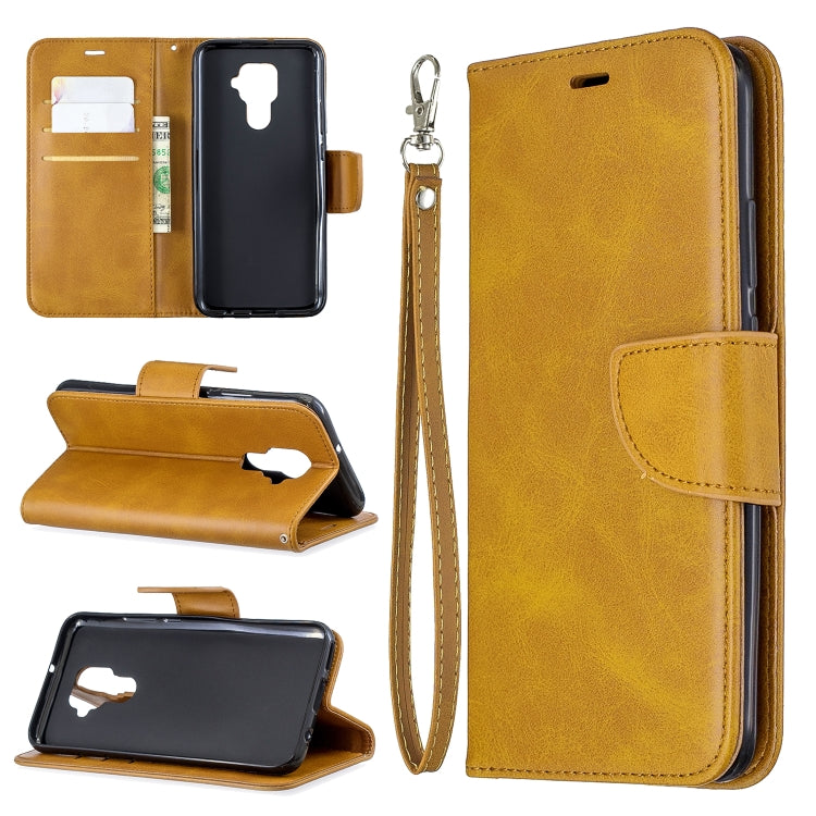 For Huawei Mate 30 Lite Retro Lambskin Texture Pure Color Horizontal Flip PU Leather Case with Holder & Card Slots & Wallet & Lanyard