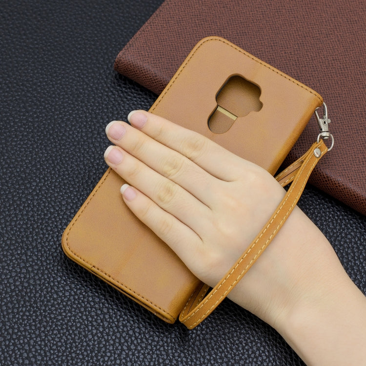 For Huawei Mate 30 Lite Retro Lambskin Texture Pure Color Horizontal Flip PU Leather Case with Holder & Card Slots & Wallet & Lanyard