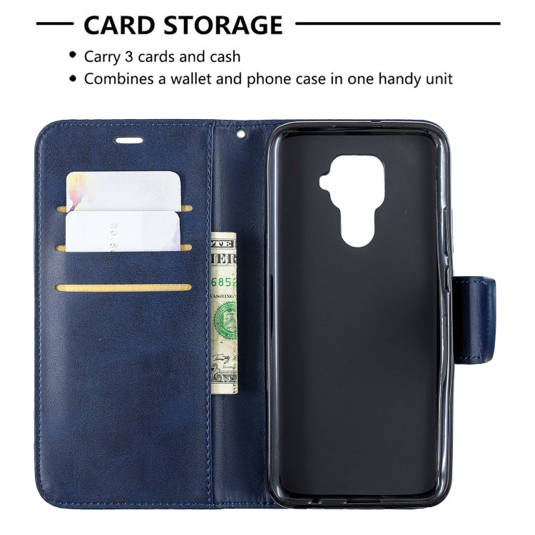 For Huawei Mate 30 Lite Retro Lambskin Texture Pure Color Horizontal Flip PU Leather Case with Holder & Card Slots & Wallet & Lanyard
