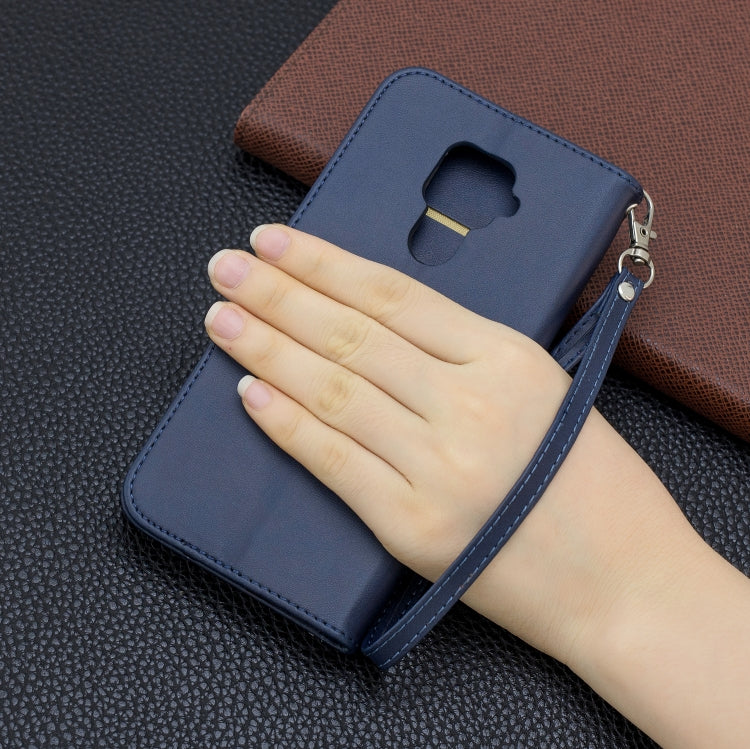 For Huawei Mate 30 Lite Retro Lambskin Texture Pure Color Horizontal Flip PU Leather Case with Holder & Card Slots & Wallet & Lanyard