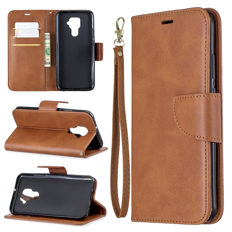 For Huawei Mate 30 Lite Retro Lambskin Texture Pure Color Horizontal Flip PU Leather Case with Holder & Card Slots & Wallet & Lanyard