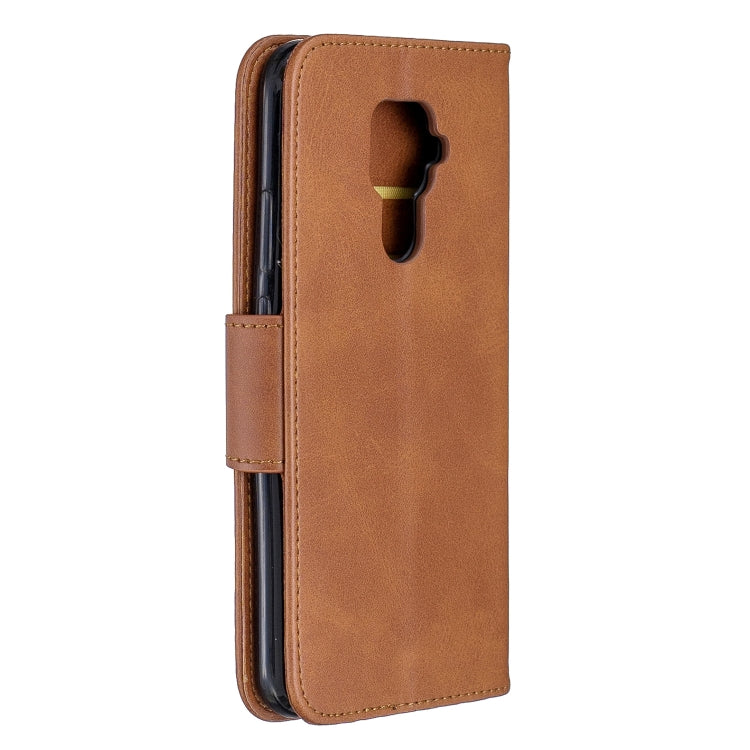 For Huawei Mate 30 Lite Retro Lambskin Texture Pure Color Horizontal Flip PU Leather Case with Holder & Card Slots & Wallet & Lanyard