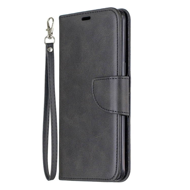 For Galaxy A10s Retro Lambskin Texture Pure Color Horizontal Flip PU Leather Case with Holder & Card Slots & Wallet & Lanyard