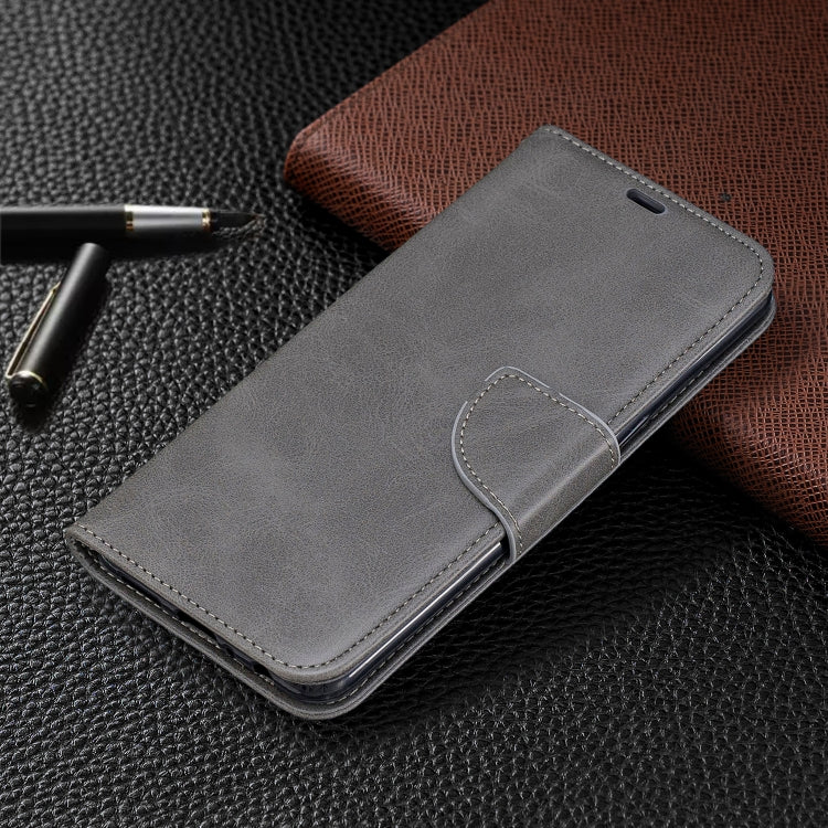 For Galaxy A10s Retro Lambskin Texture Pure Color Horizontal Flip PU Leather Case with Holder & Card Slots & Wallet & Lanyard