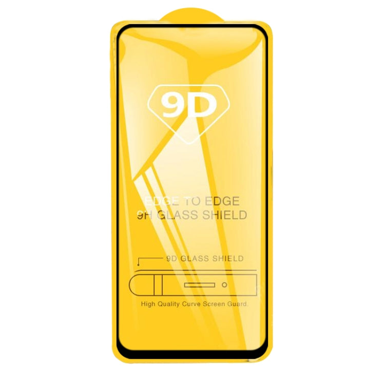 For Huawei Y7a 25 PCS 9D Full Glue Full Screen Tempered Glass Film