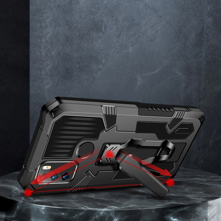 For OPPO Reno5 5G Machine Armor Warrior Shockproof PC + TPU Protective Case