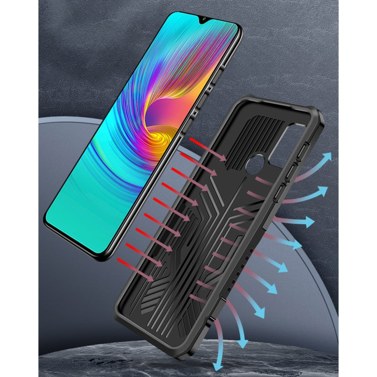 For OPPO Reno5 5G Machine Armor Warrior Shockproof PC + TPU Protective Case