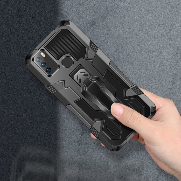 For OPPO Reno5 5G Machine Armor Warrior Shockproof PC + TPU Protective Case