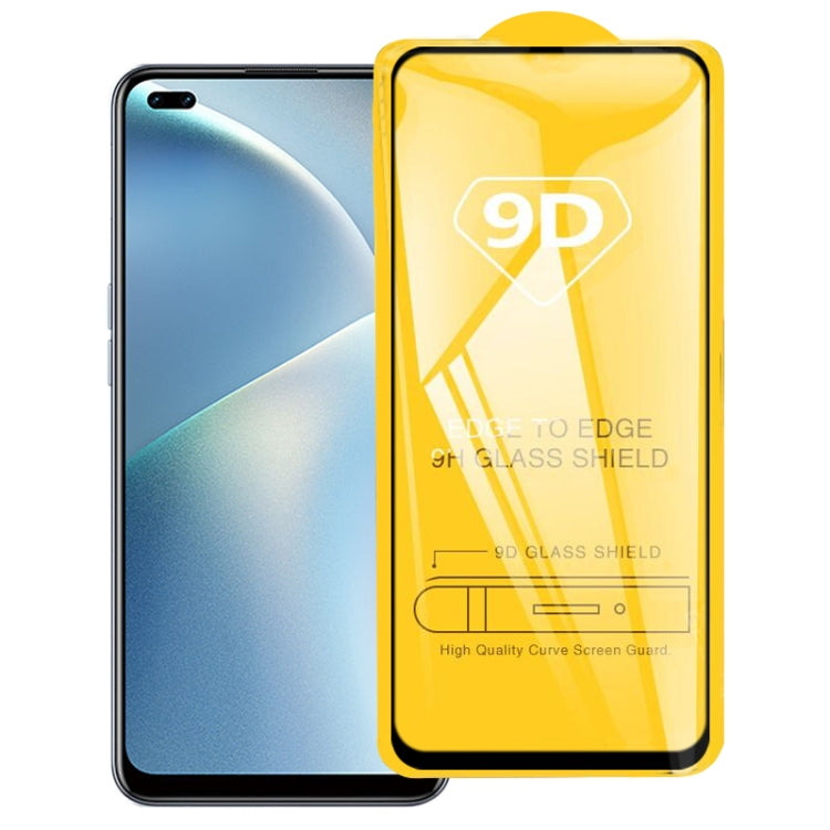 For OPPO A93 2020 9D Full Glue Full Screen Tempered Glass Film