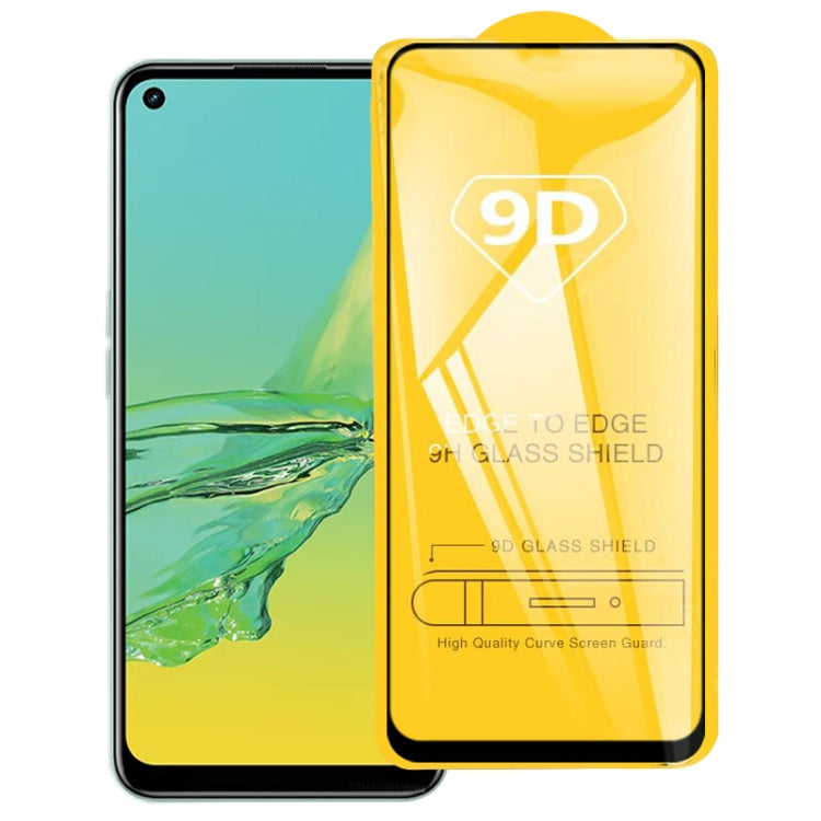 For OPPO A33 2020 9D Full Glue Full Screen Tempered Glass Film