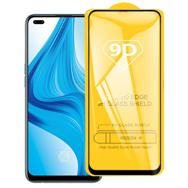 For OPPO F17 Pro 9D Full Glue Full Screen Tempered Glass Film