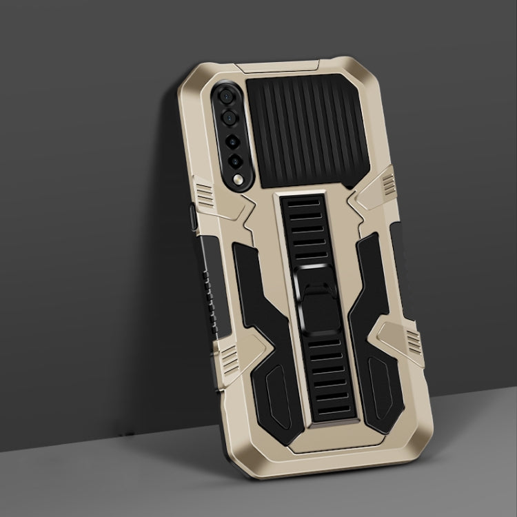 For LG Stylo 7 Vanguard Warrior All Inclusive Double-color Shockproof TPU + PC Protective Case with Holder