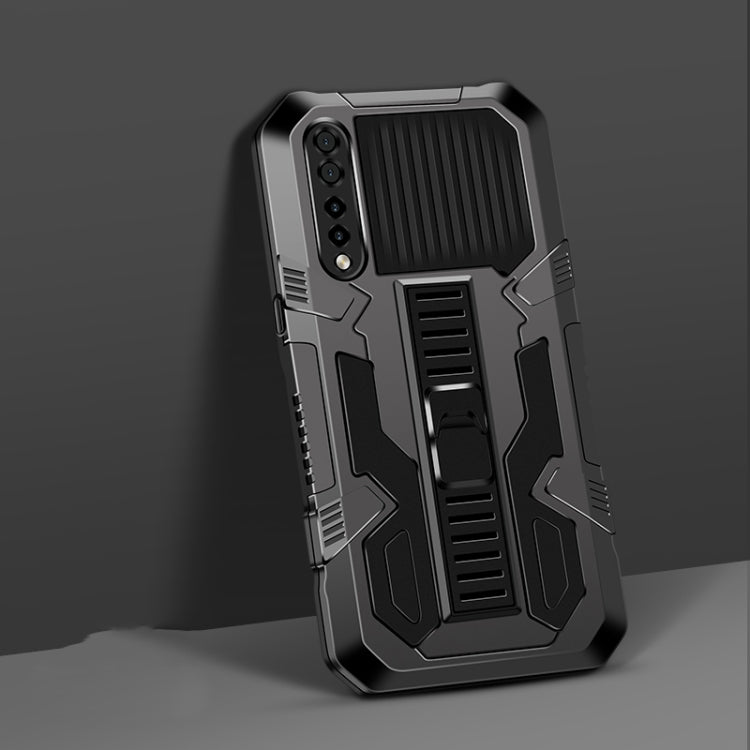 For LG Stylo 7 Vanguard Warrior All Inclusive Double-color Shockproof TPU + PC Protective Case with Holder