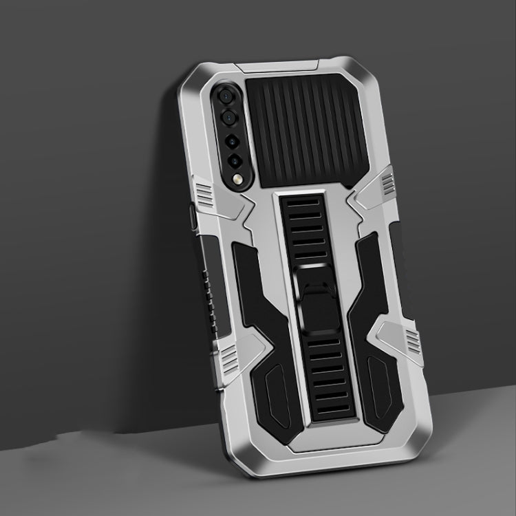 For LG Stylo 7 Vanguard Warrior All Inclusive Double-color Shockproof TPU + PC Protective Case with Holder