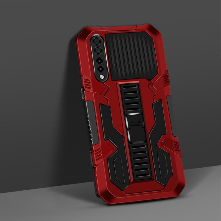For LG Stylo 7 Vanguard Warrior All Inclusive Double-color Shockproof TPU + PC Protective Case with Holder