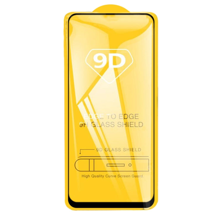 For OPPO Realme C17 25 PCS 9D Full Glue Full Screen Tempered Glass Film