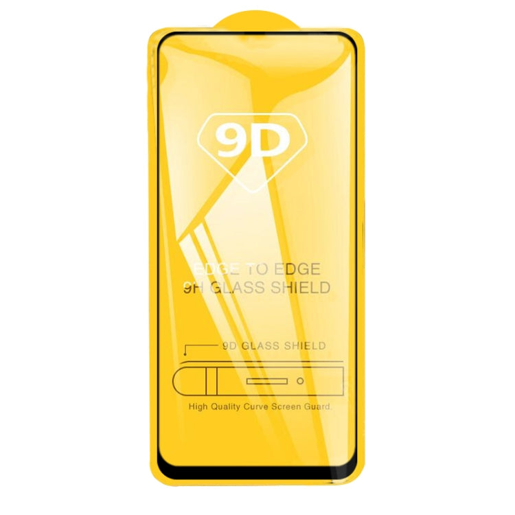 For OPPO Realme Q2 25 PCS 9D Full Glue Full Screen Tempered Glass Film