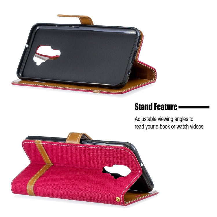 For Huawei Mate 30 Lite Color Matching Denim Texture Horizontal Flip Leather Case with Holder & Card Slots & Wallet & Lanyard
