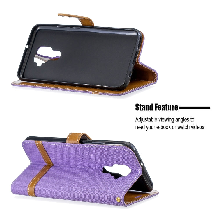 For Huawei Mate 30 Lite Color Matching Denim Texture Horizontal Flip Leather Case with Holder & Card Slots & Wallet & Lanyard