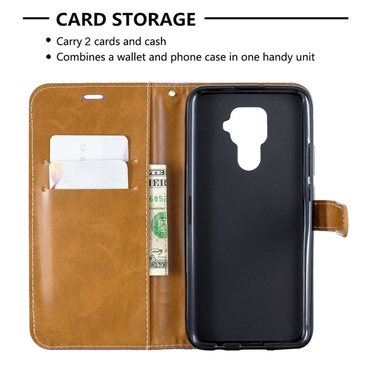 For Huawei Mate 30 Lite Color Matching Denim Texture Horizontal Flip Leather Case with Holder & Card Slots & Wallet & Lanyard