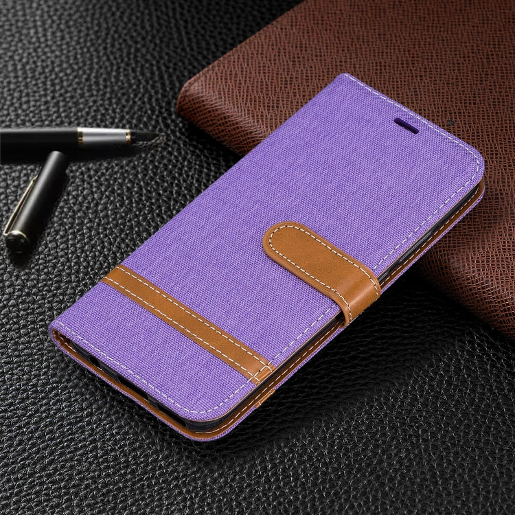 For Huawei Mate 30 Lite Color Matching Denim Texture Horizontal Flip Leather Case with Holder & Card Slots & Wallet & Lanyard