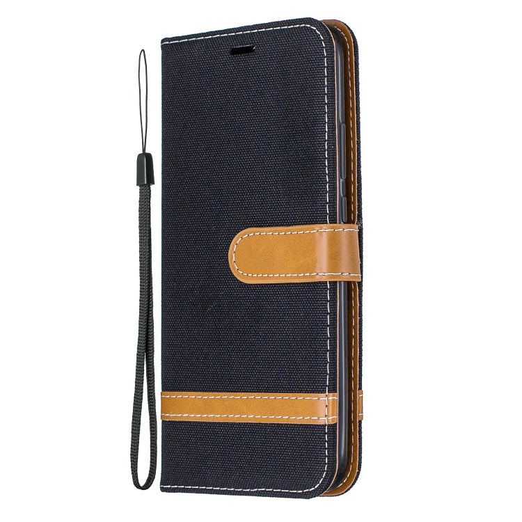 For Huawei Mate 30 Lite Color Matching Denim Texture Horizontal Flip Leather Case with Holder & Card Slots & Wallet & Lanyard