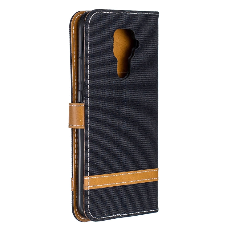 For Huawei Mate 30 Lite Color Matching Denim Texture Horizontal Flip Leather Case with Holder & Card Slots & Wallet & Lanyard