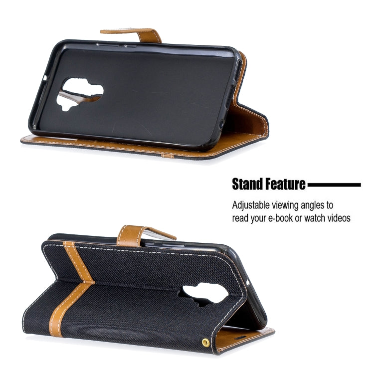 For Huawei Mate 30 Lite Color Matching Denim Texture Horizontal Flip Leather Case with Holder & Card Slots & Wallet & Lanyard