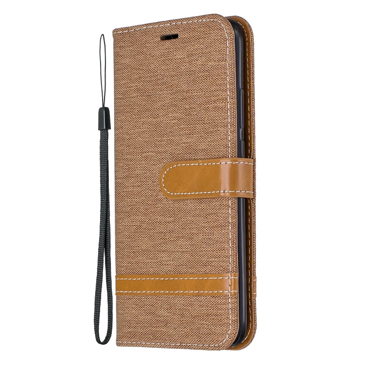 For Huawei Mate 30 Lite Color Matching Denim Texture Horizontal Flip Leather Case with Holder & Card Slots & Wallet & Lanyard
