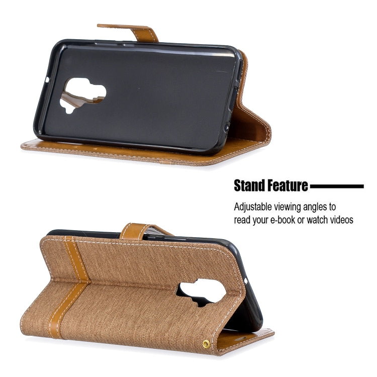 For Huawei Mate 30 Lite Color Matching Denim Texture Horizontal Flip Leather Case with Holder & Card Slots & Wallet & Lanyard