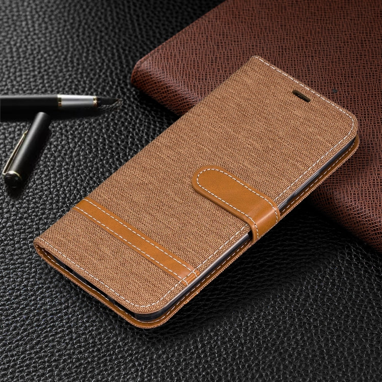 For Huawei Mate 30 Lite Color Matching Denim Texture Horizontal Flip Leather Case with Holder & Card Slots & Wallet & Lanyard