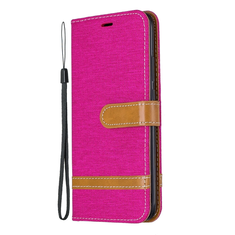 For Huawei Mate 30 Lite Color Matching Denim Texture Horizontal Flip Leather Case with Holder & Card Slots & Wallet & Lanyard