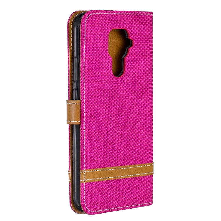 For Huawei Mate 30 Lite Color Matching Denim Texture Horizontal Flip Leather Case with Holder & Card Slots & Wallet & Lanyard