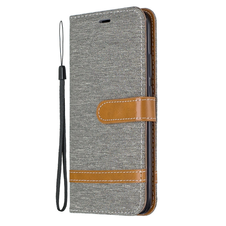 For Huawei Mate 30 Lite Color Matching Denim Texture Horizontal Flip Leather Case with Holder & Card Slots & Wallet & Lanyard