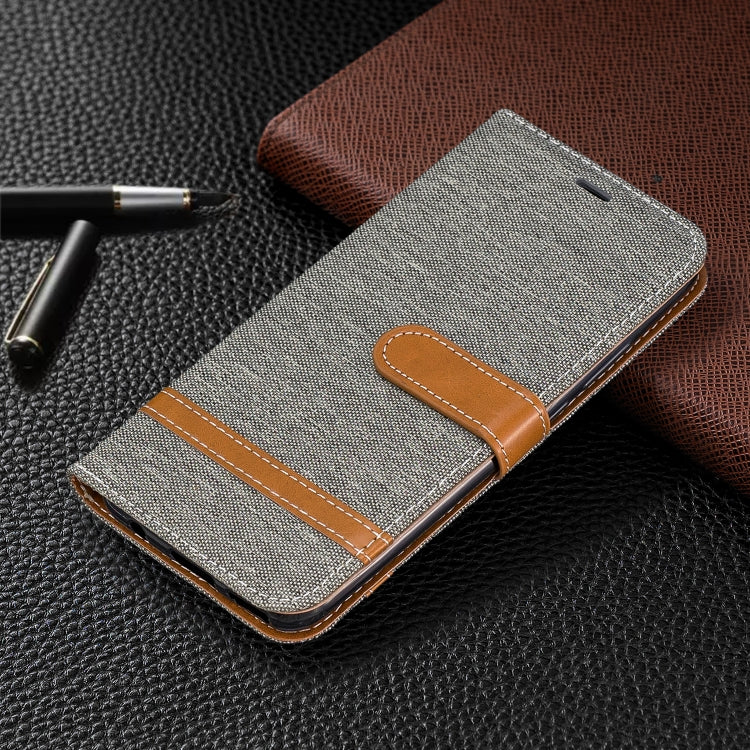 For Huawei Mate 30 Lite Color Matching Denim Texture Horizontal Flip Leather Case with Holder & Card Slots & Wallet & Lanyard
