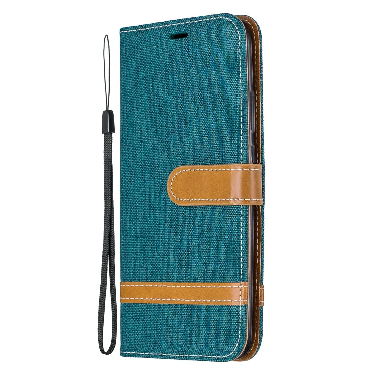For Huawei Mate 30 Lite Color Matching Denim Texture Horizontal Flip Leather Case with Holder & Card Slots & Wallet & Lanyard