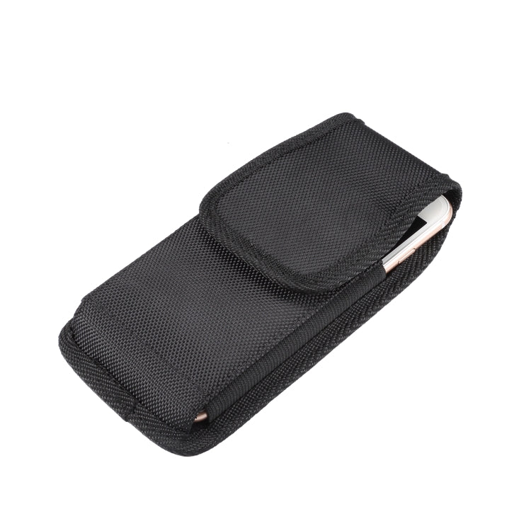 Universal Hanging Waist Oxford Cloth Case with Carabiner for 7.2 inch Mobile Phones