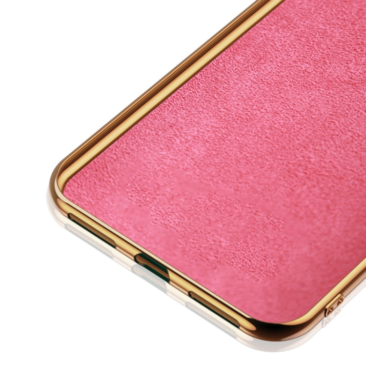For Huawei nova 7 SE 6D Electroplating Full Coverage Silicone Protective Case with Magnetic Ring Holder