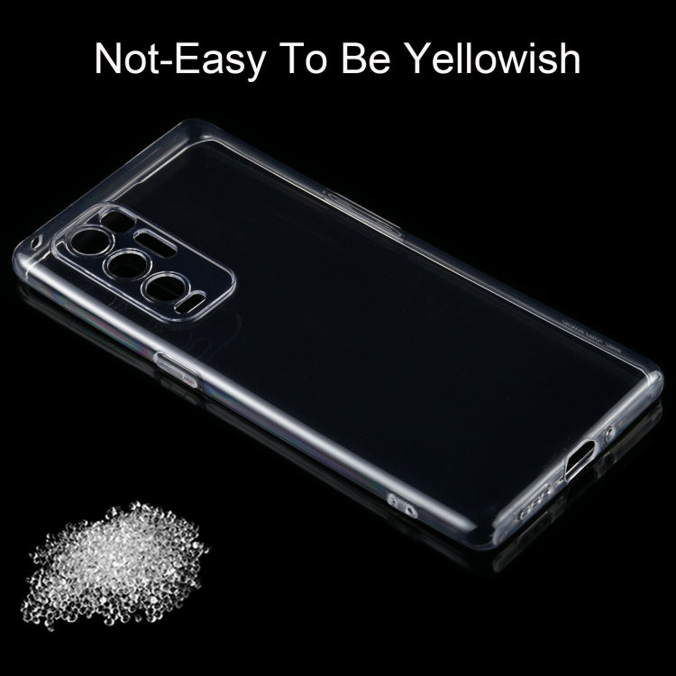 For OPPO Reno5 Pro+ 0.75mm Ultra-thin Transparent TPU Soft Protective Case