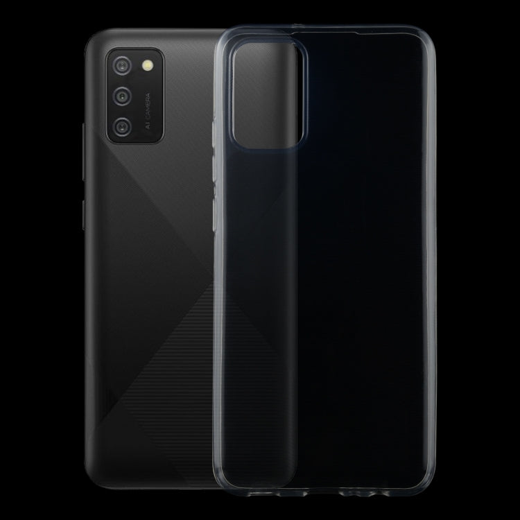 For Samsung Galaxy A02s 0.75mm Ultra-thin Transparent TPU Soft Protective Case